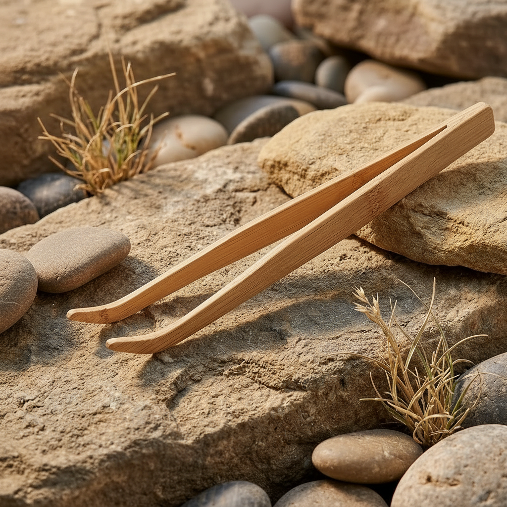 Bamboe Voederpincet voor Reptielen – 28cm